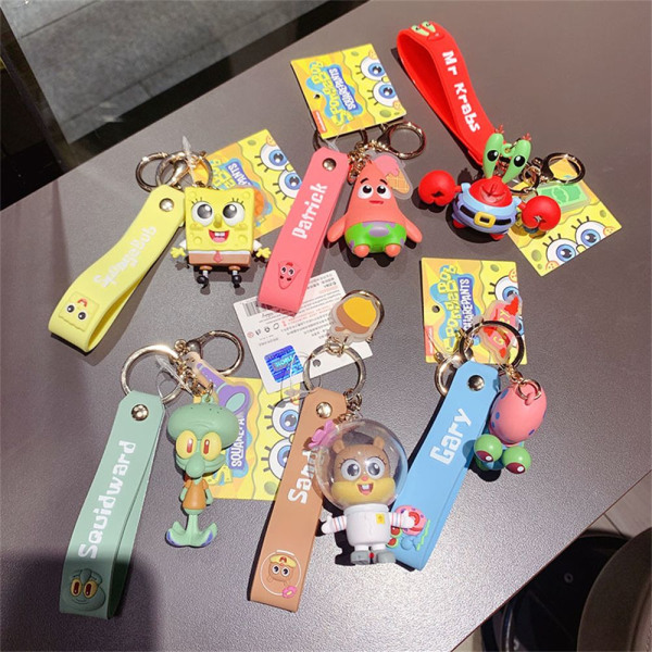 SpongeBob nøkkelringer Bag anheng