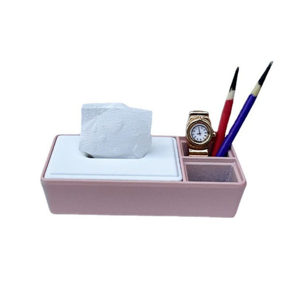 1/12 Dockhuslåda Miniatyrtillbehör VIT White