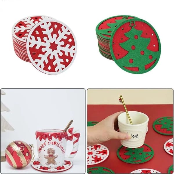 10 kpl Cup Mat Coasters astiasto B B B