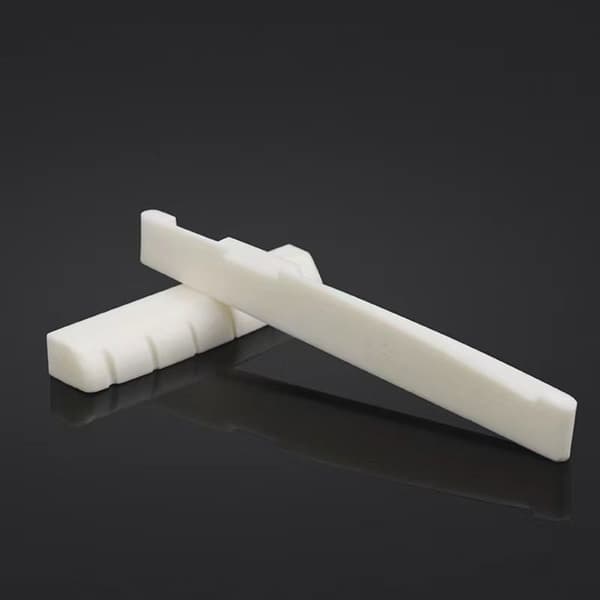 2Sett(4STK) Gitar Bone Nut Gitarer Saddle String Pute