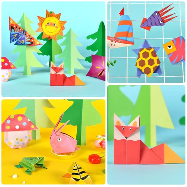 Origami Pappersklippsbok Pappersklippspussel