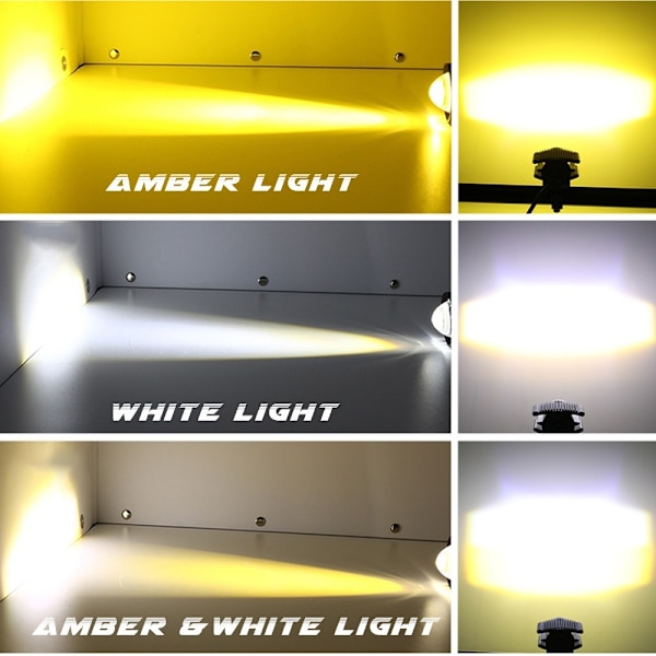 1/2kpl LED-ajovalo Moottoripyörän ajovalot 2kpl 2kpl 2pcs