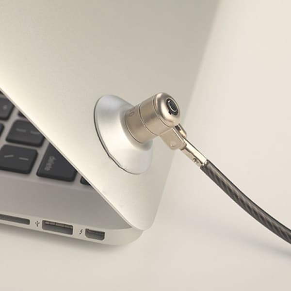 Notebook Lock Nøkkelhull Låsehull SVART Black