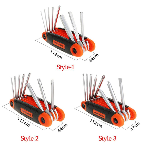 Skrutrekkersett sekskantnøkkel STYLE-2 STYLE-2 Style-2
