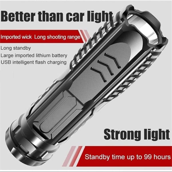 LED-taskulamppu Spotlight MUSTA black