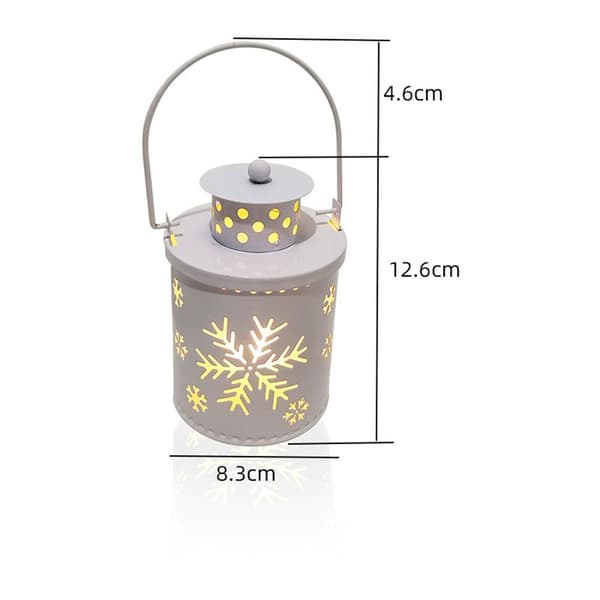 Julelys Led Vindlampe RØD Red
