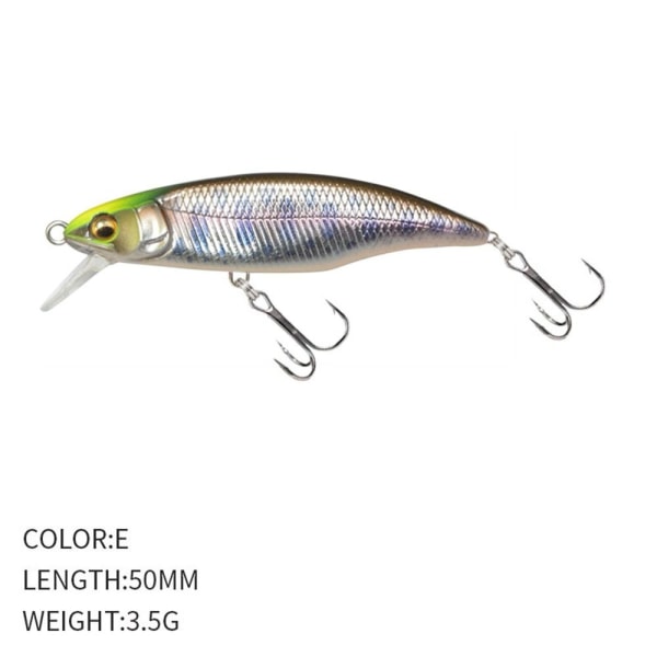 synkende Minnow Baits Fiskekroge E E E