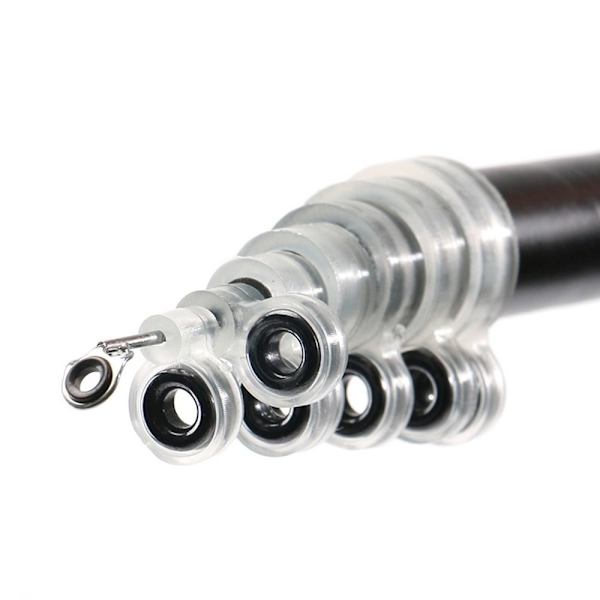 14/22 Stk Fiskestang Wire Ring Fiskeline Guide 14MM 14mm settransparent