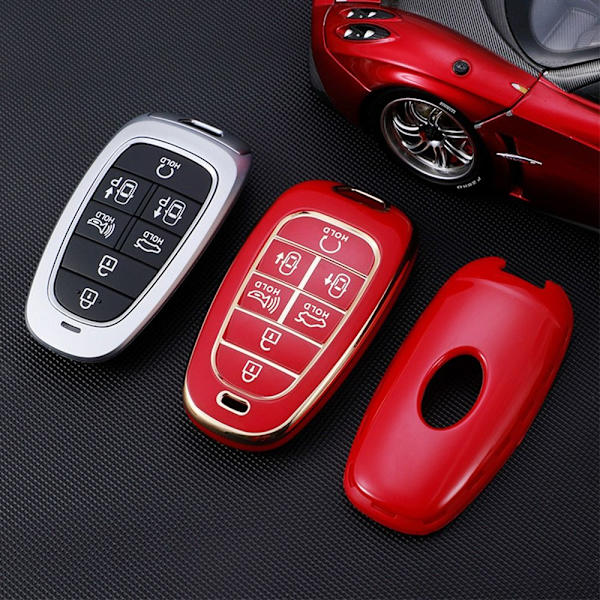 Case Bilnyckelskal RED STYLE 2 STYLE 2 Red Style 2-Style 2