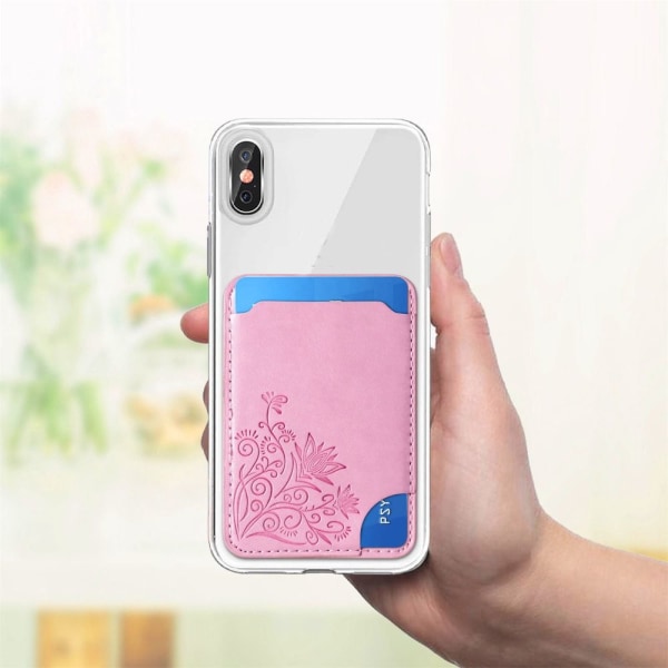 Telefon Bagside Kort Taske Kortholder PINK pink