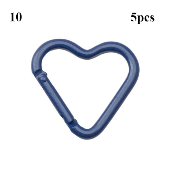 5 stk Spring Heart-Ring Spænder Karabinhage 10 10 10