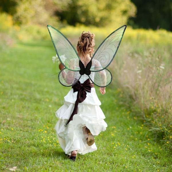 Fairy Wings LED Butterfly Wings BLÅ blue