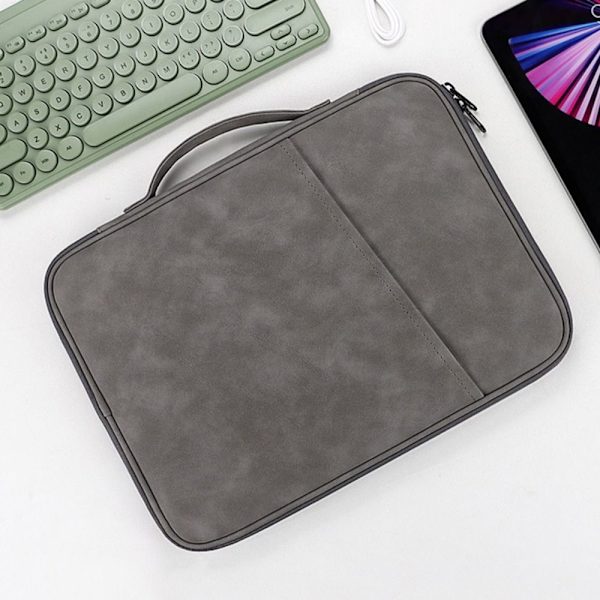 Handväska Tablet Sleeve Case LJUSGRÅ FÖR 12-13 TUM Light Grey For 12-13 inch