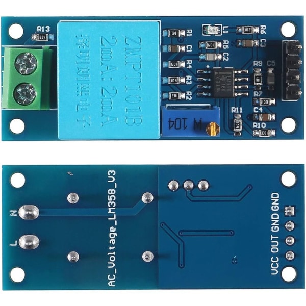 6 stk Spændingstransformermodul AC Spændingssensorkort Strøm