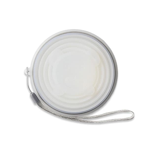 Silikon sammenleggbare kopper kaffekopper HVIT white