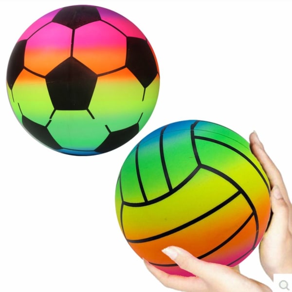 Oppblåsbar strandball Rainbow strandball VOLLEYBALL VOLLEYBALL Volleyball