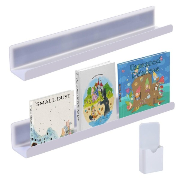 Whiteboard Magnetisk bokhylla Bokhylla VIT White