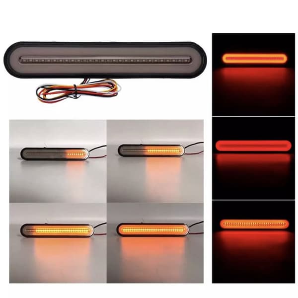 2 STK Stopp bak bak bremselys LED-indikator baklys sving