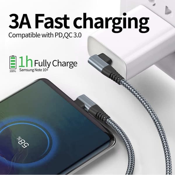 USB C til USB C ledning Kabel SORT 1MSTYLE1 STYLE1 Black 1mStyle1-Style1