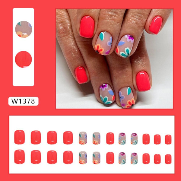 False Nails Fake Nails W1378 W1378 W1378