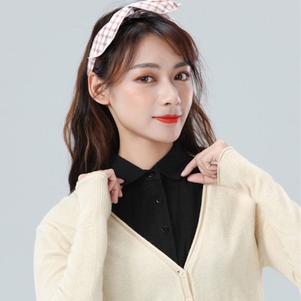 Skjorta Fake Collar Clothing Accessories WHITE M White M