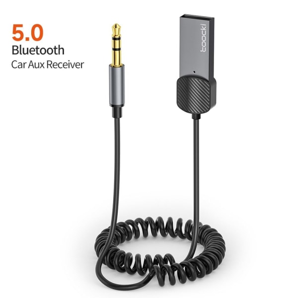 Trådlös Bluetooth Adapter Bilhögtalare SVART Black
