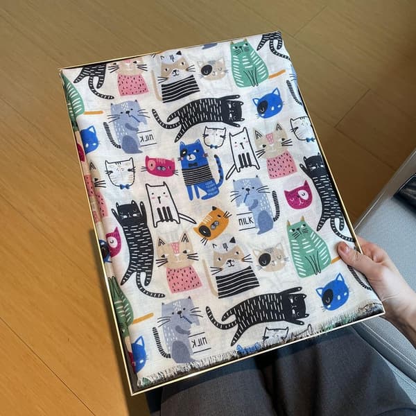 Cartoon Pattern Scarf Sjalar C C C