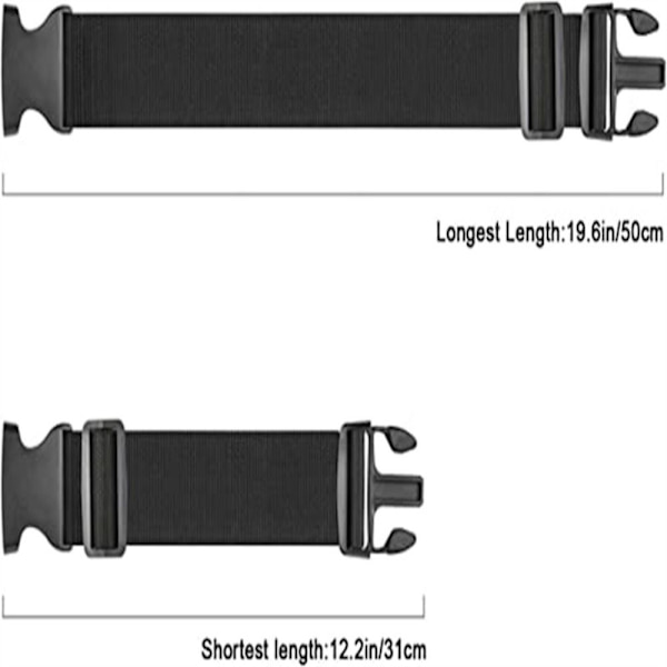 Matkalaukkujen turvahihnat Riippuva solkihihna SET-2SIZE Set-2size