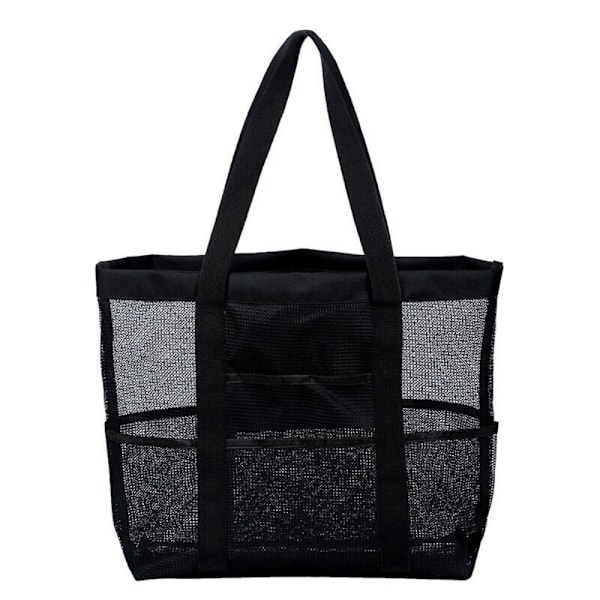 Stor Strandveske Tote Bag Mesh Bag