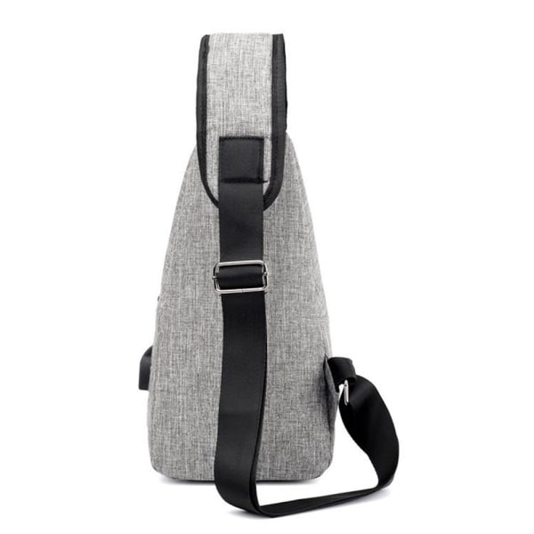 Sling Crossbody Bag Skulder Rygsæk GRÅ Gray