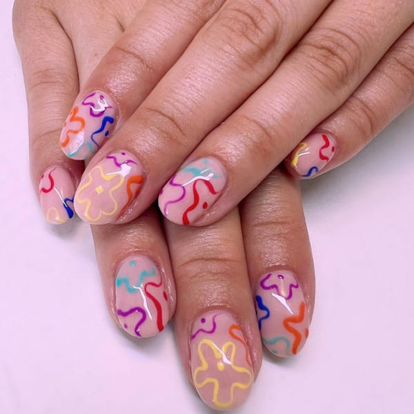 Franska Fake Nails False Nail SN107 SN107 SN107