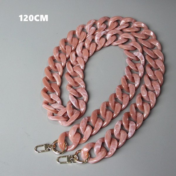 Akryl Resin Taskekæder Skuldertaskestropper 120CM PINK 120CM 120cm pink