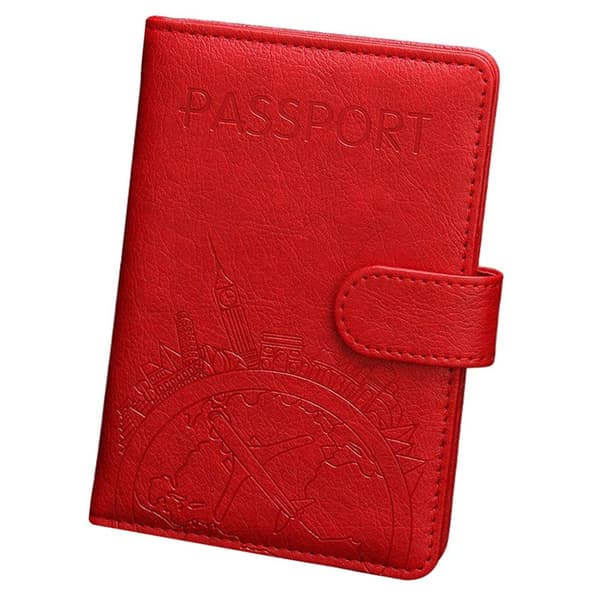 Passfodral Passväska RÖD red