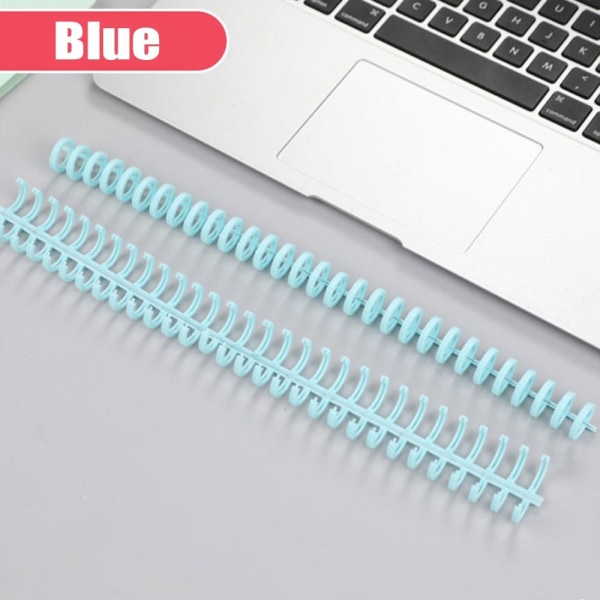 10 stk Notebook Binding Clip Løsbladsring 10 STK BLÅ 10 STK 10pcs blue