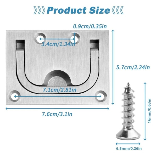 Hatch Pull Flush Lift 1 STK 1 STK 1pc