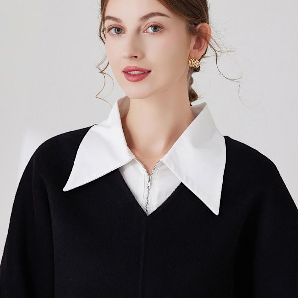 Skjorte Fake Collar Lapel 9 9 9