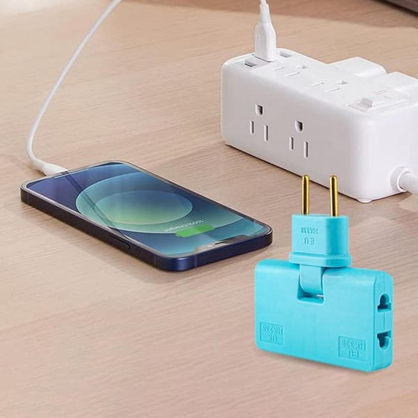 3 in 1 Wireless Converter EU Adapter RED red
