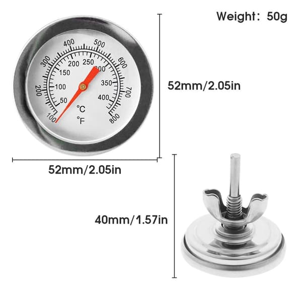 BBQ Temperatur Matlagningstermometer DIAMETER 6CM03 03 Diameter 6cm03