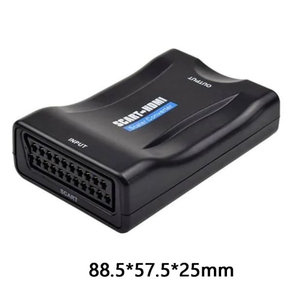 SCART till HDMI Video Audio High-Grade Converter Black