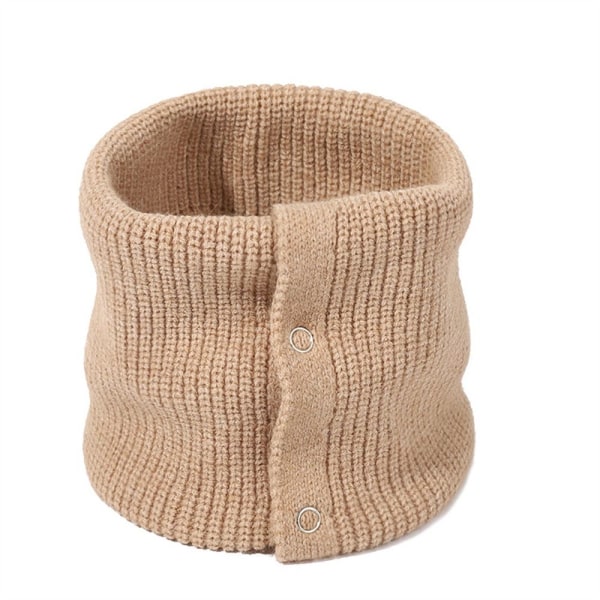 Strikket Neck Gaiter Neck Warmer KHAKI khaki