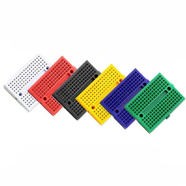 6 stk. Breadboard Kit Distributionsforbindelsesblokke Loddefri