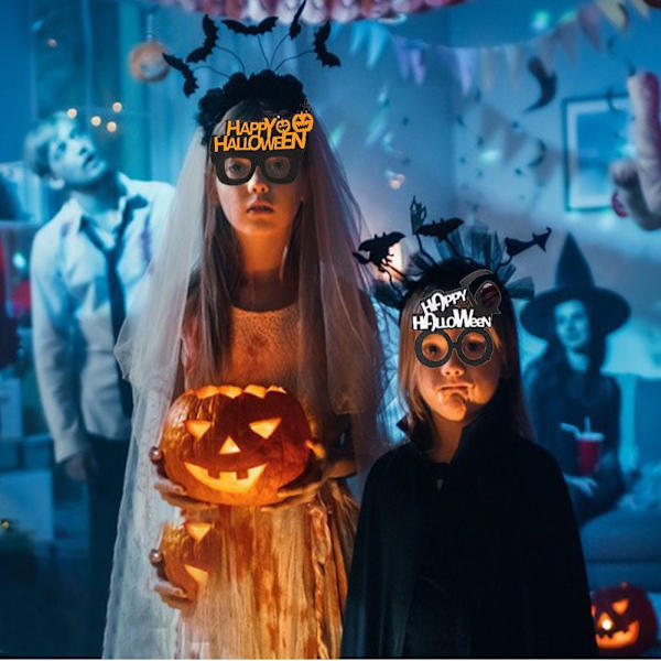 3/12st Halloweenglasögon Roliga pumpaglasögon E-3PCS E-3ST E-3Pcs