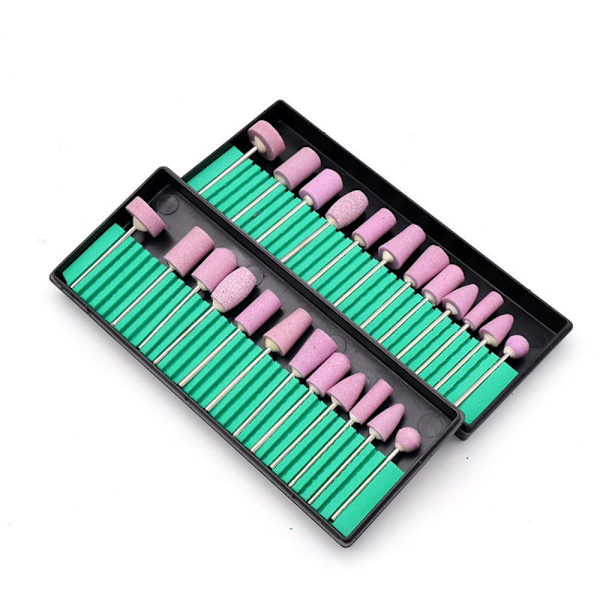 12stk Slipebits Slipesteiner Slipeskivehode