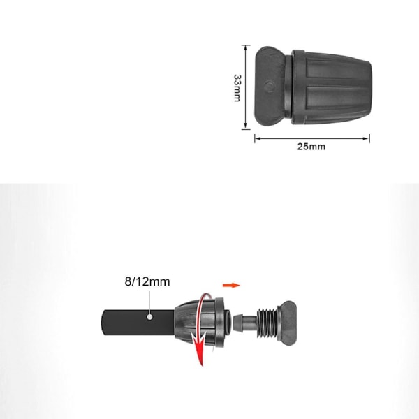 Slangerørforbindelse Slangefitting 10PCS-8 10PCS-8 10Pcs-8