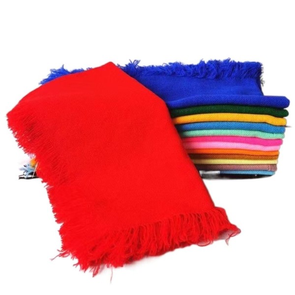 Fyrkantig Scarf Dam Scarf RÖD red