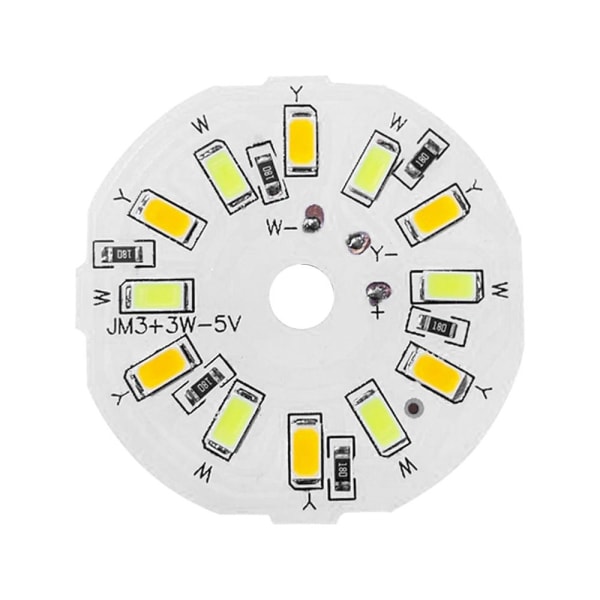 5 ST LED Source Chip Light Emitting Diode 10W VARM VIT 10W 10W warm white