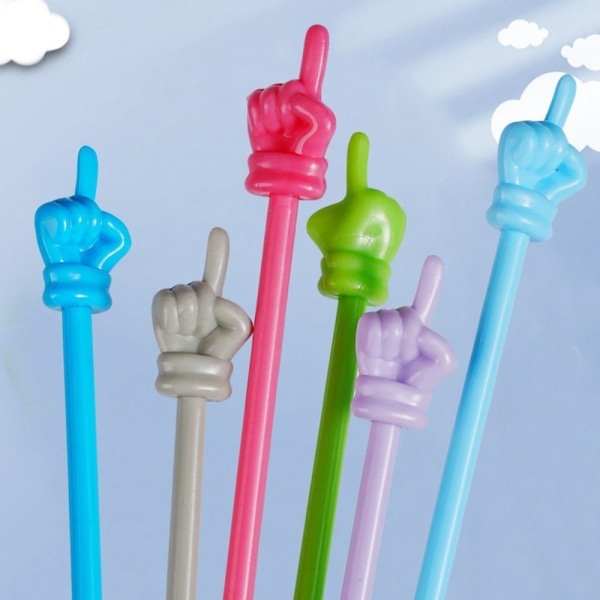 10ST Fingerläspinnar Teaching Stick Whiteboard-pekare
