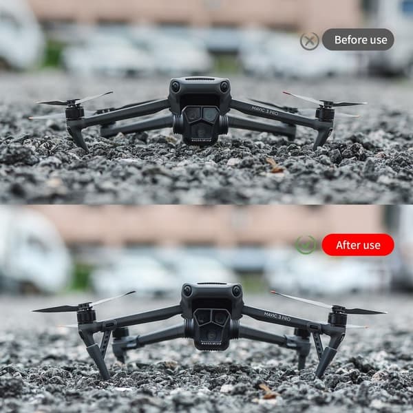 Landing Gear Support Ben Beskyttende Bracket Black