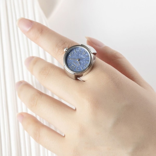 Digital Watch Ring Watch BLÅ Blue