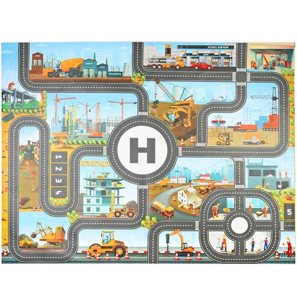 Barn Game Carpet Traffic Map Mat 3 3 3